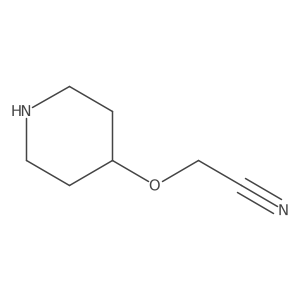 2-(Piperidin-4-yloxy)acetonitrile Structure