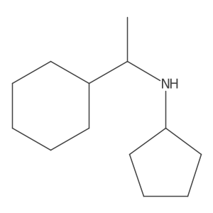 N-(1-cyclohexylethyl)cyclopentanamine Structure