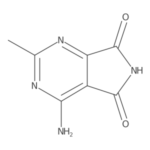 4-amino-2-methyl-5H-pyrrolo[3,4-d]pyrimidin-5,7(6H)-dione Structure