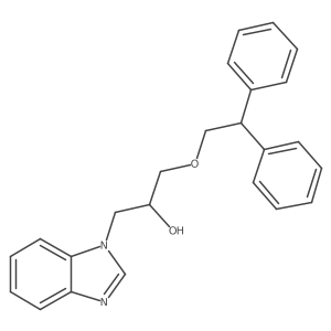 1-(1H-benzimidazol-1-yl)-3-(2,2-diphenylethoxy)propan-2-ol Structure