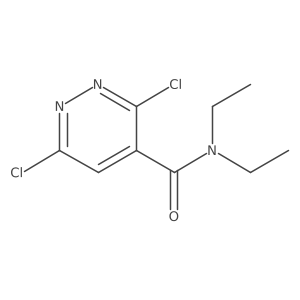 N,N-Diethyl-3,6-dichloropyridazine-4-carboxamide Structure