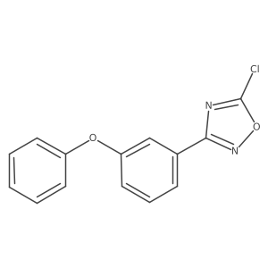 5-Chloro-3-(3-phenoxyphenyl)-1,2,4-oxadiazole结构式