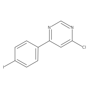 4-Chloro-6-(4-iodophenyl)pyrimidine Structure