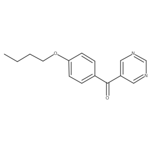 (4-Butoxyphenyl)-5-pyrimidinylmethanone Structure
