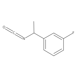 1-Fluoro-3-(1-isocyanatoethyl)benzene Structure
