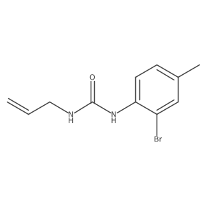 1-Allyl-3-(2-bromo-4-methylphenyl)urea结构式