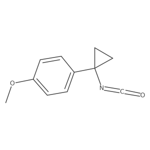 1-(1-Isocyanatocyclopropyl)-4-methoxybenzene Structure
