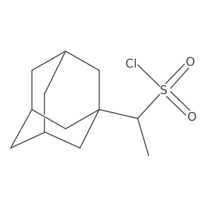 1-(Adamantan-1-yl)ethane-1-sulfonyl chloride结构式