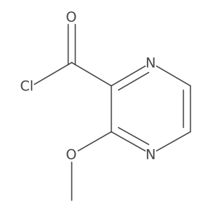 3-Methoxypyrazine-2-carbonyl chloride结构式