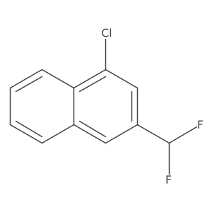 1-Chloro-3-(difluoromethyl)naphthalene Structure