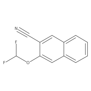 3-(Difluoromethoxy)-2-naphthonitrile Structure
