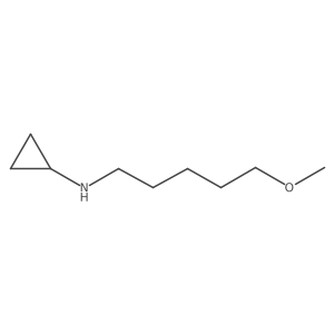 N-(5-methoxypentyl)cyclopropanamine Structure