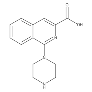 1-(Piperazin-1-yl)isoquinoline-3-carboxylic acid结构式