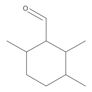 2,3,6-Trimethylcyclohexane-1-carbaldehyde Structure