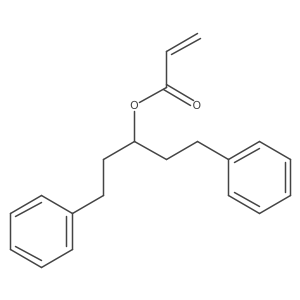 1,5-Diphenylpentan-3-yl acrylate结构式