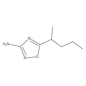 5-(Pentan-2-yl)-1,2,4-oxadiazol-3-amine结构式