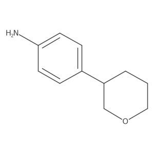 4-(Tetrahydro-2H-pyran-3-yl)aniline结构式