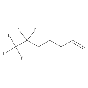 5,5,6,6,6-Pentafluorohexanal结构式