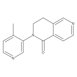 2-(4-methylpyridin-3-yl)-3,4-dihydro-2,6-naphthyridin-1(2H)-one Structure