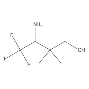 3-Amino-4,4,4-trifluoro-2,2-dimethylbutan-1-ol Structure