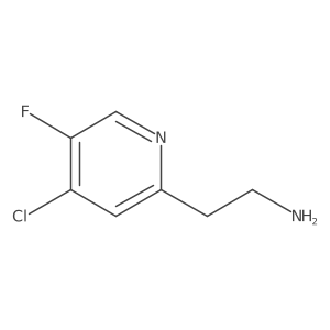 2-(4-Chloro-5-fluoropyridin-2-YL)ethanamine结构式