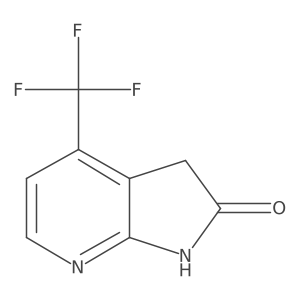 4-(Trifluoromethyl)-1H-pyrrolo[2,3-b]pyridin-2(3H)-one Structure