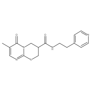 7-methyl-6-oxo-N-(2-(pyridin-4-yl)ethyl)-2,3,4,6-tetrahydropyrimido[2,1-b][1,3]thiazine-3-carboxamide Structure