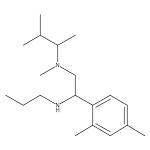 1,2-Ethanediamine, 1-(2,4-dimethylphenyl)-N2-(1,2-dimethylpropyl)-N2-methyl-N1-propyl-结构式