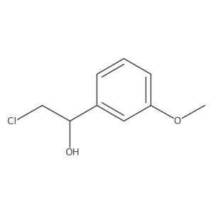 2-Chloro-1-(3-methoxyphenyl)ethanol结构式