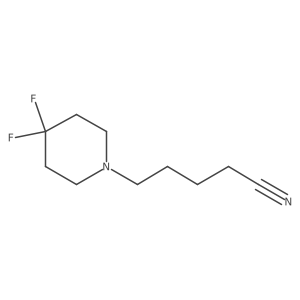5-(4,4-Difluoro-piperidin-1-yl)-pentanenitrile结构式
