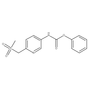 Phenyl 6-(methylsulfonylmethyl)pyridin-3-ylcarbamate Structure