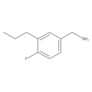 (4-Fluoro-3-propylphenyl)methanamine结构式
