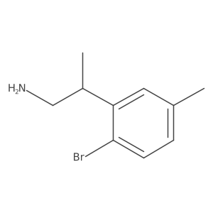 2-(2-Bromo-5-methylphenyl)propan-1-amine结构式