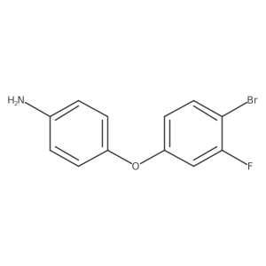 4-(4-Bromo-3-fluorophenoxy)aniline结构式