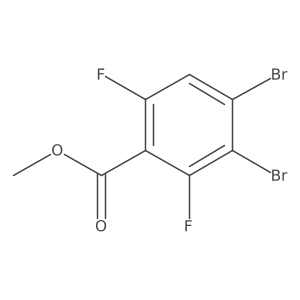 Methyl 3,4-dibromo-2,6-difluorobenzoate Structure