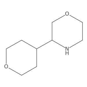 3-(Oxan-4-yl)morpholine结构式