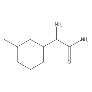 2-Amino-2-(3-methylcyclohexyl)acetamide Structure