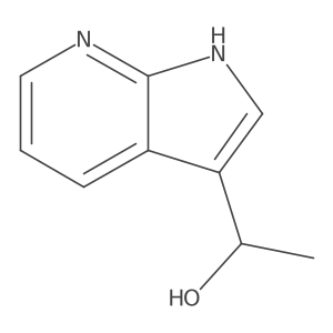 (1S)-1-{1H-pyrrolo[2,3-b]pyridin-3-yl}ethan-1-ol结构式