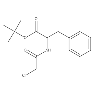 tert-butyl (2R)-2-(2-chloroacetamido)-3-phenylpropanoate结构式