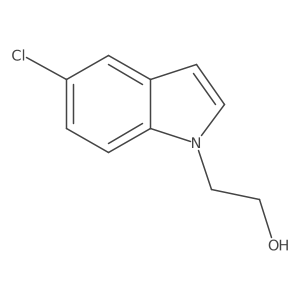 2-(5-chloro-1H-indol-1-yl)ethan-1-ol结构式