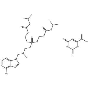 Tenofovir disoproxil orotate结构式