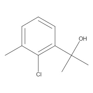 2-(2-Chloro-3-methylphenyl)propan-2-ol结构式