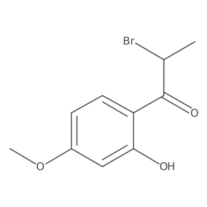 2-(2-Bromopropanoyl)-5-methoxyphenol结构式