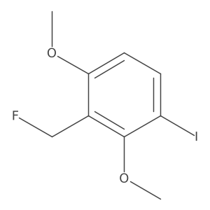 1,3-Dimethoxy-4-iodo-2-(fluoromethyl)benzene Structure