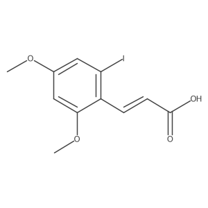 3-(2-Iodo-4,6-dimethoxyphenyl)acrylic acid结构式