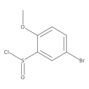 5-Bromo-2-methoxybenzene-1-sulfinyl chloride Structure