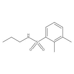 2,3-dimethyl-N-propylbenzene-1-sulfonamide结构式
