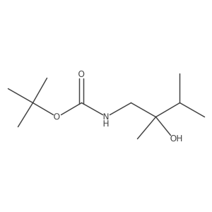 Tert-butyl n-(2-hydroxy-2,3-dimethylbutyl)carbamate结构式