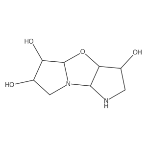 1H-Dipyrrolo[2,1-b:2a(2),3a(2)-d]oxazole-3,5,6-triol, octahydro-, (3S,3aR,4aR,5S,6S,8aS)- Structure