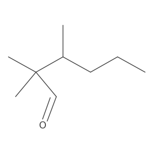 2,2,3-Trimethylhexanal Structure